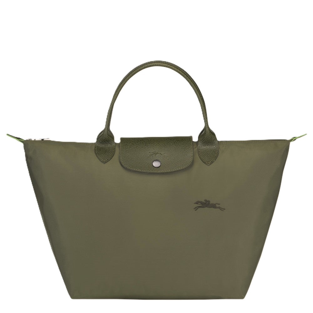 ★人気★ Longchamp Le Pliage Green Tote Bag M Forest Longchamp Le Pliage Green M Tote Bag – BagShop PL