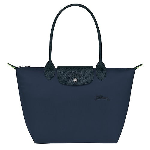 Longchamp Le Pliage Green Medium Shoulder Tote Bag