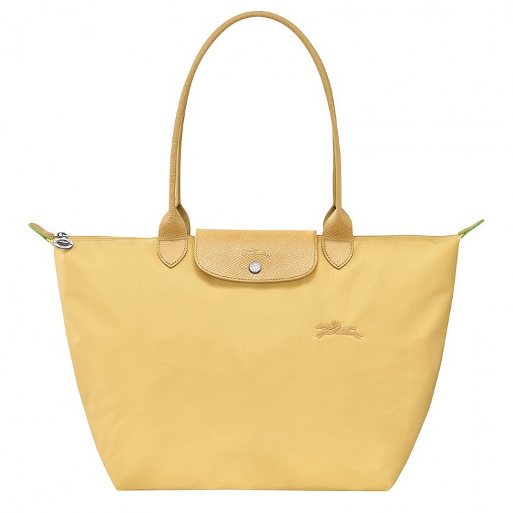 Longchamp Le Pliage Green Medium Shoulder Tote Bag