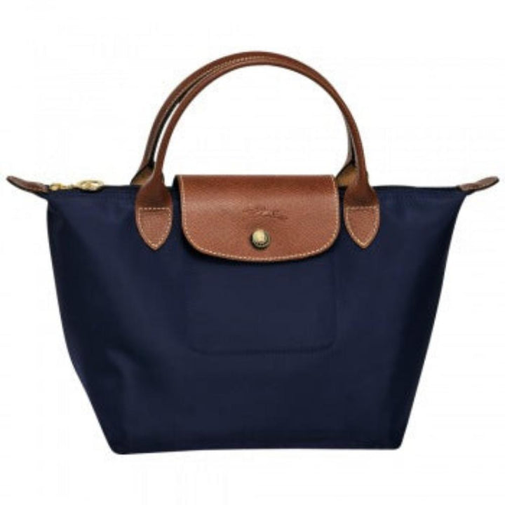Longchamp Small Le Pliage Top Handle Bag Marine