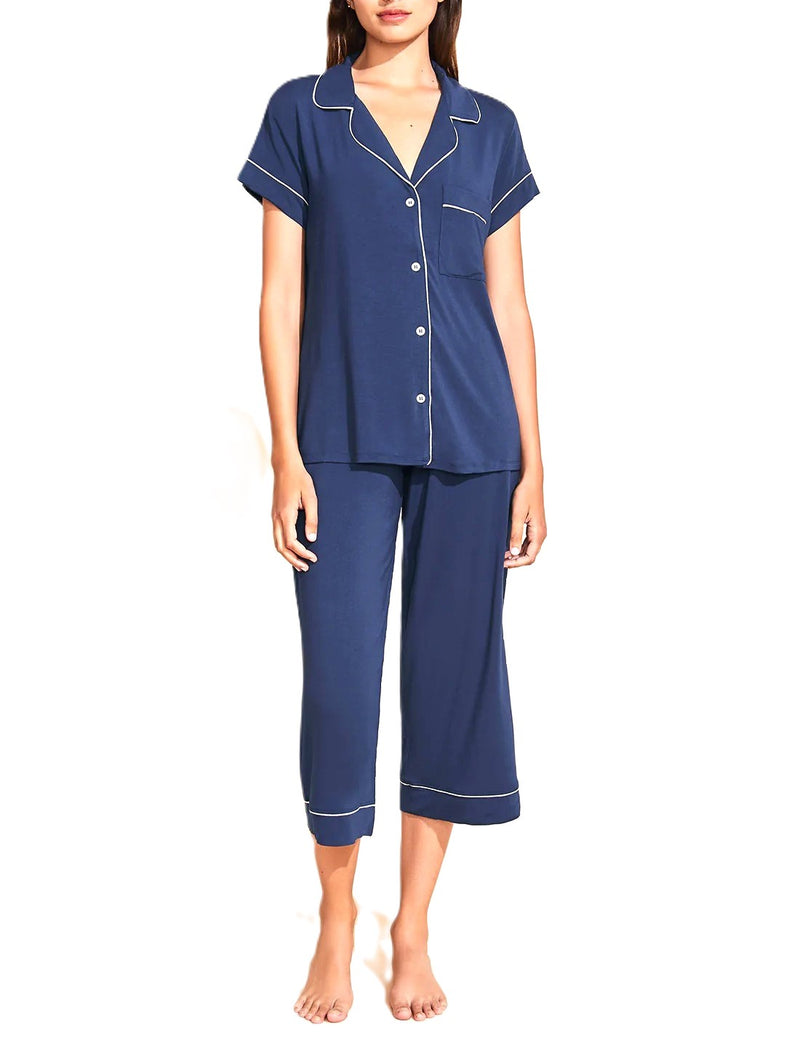 Eberjey Gisele TENCEL™ Modal Short Sleeve Cropped PJ Set