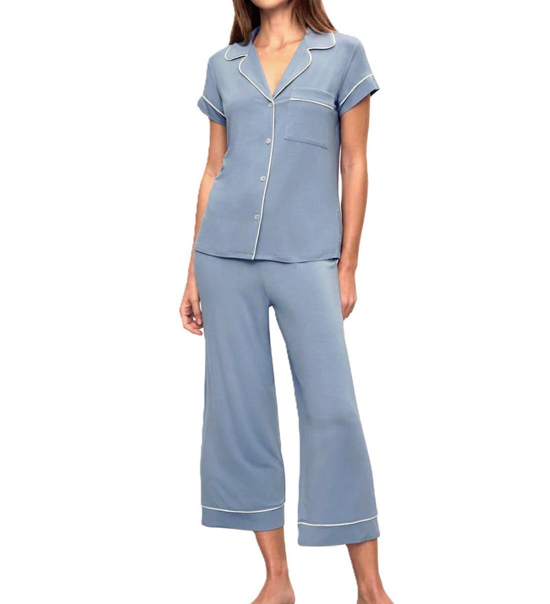 Eberjey Gisele TENCEL™ Modal Short Sleeve Cropped PJ Set
