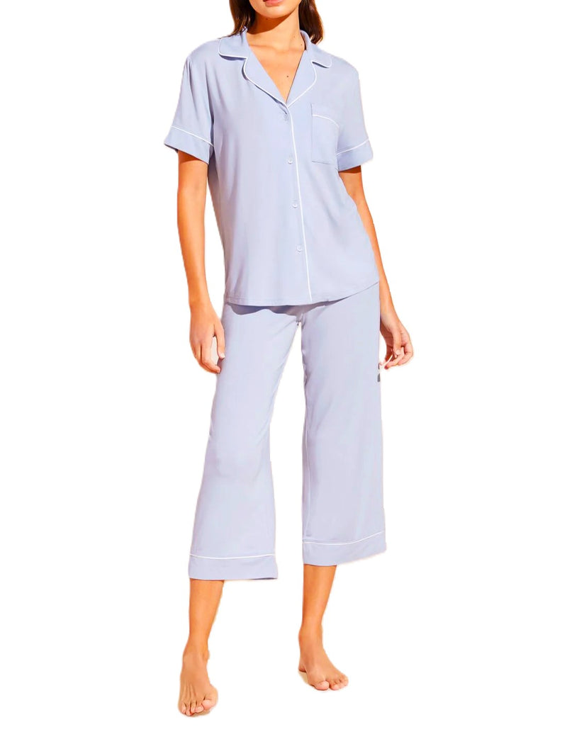 Eberjey Gisele TENCEL™ Modal Short Sleeve Cropped PJ Set