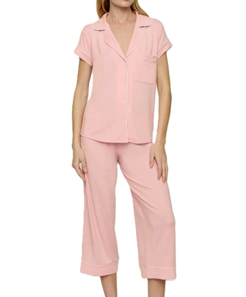 Eberjey Gisele TENCEL™ Modal Short Sleeve Cropped PJ Set