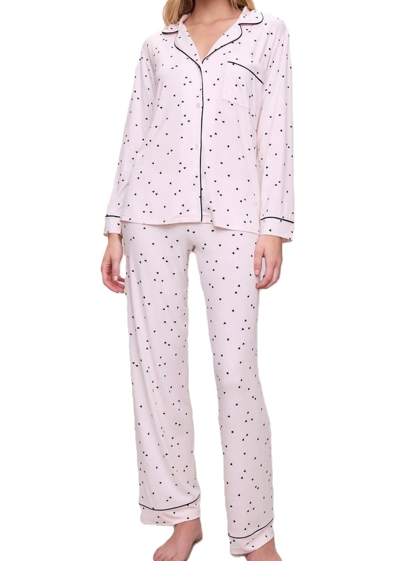 Eberjey Gisele Printed Long PJ Set