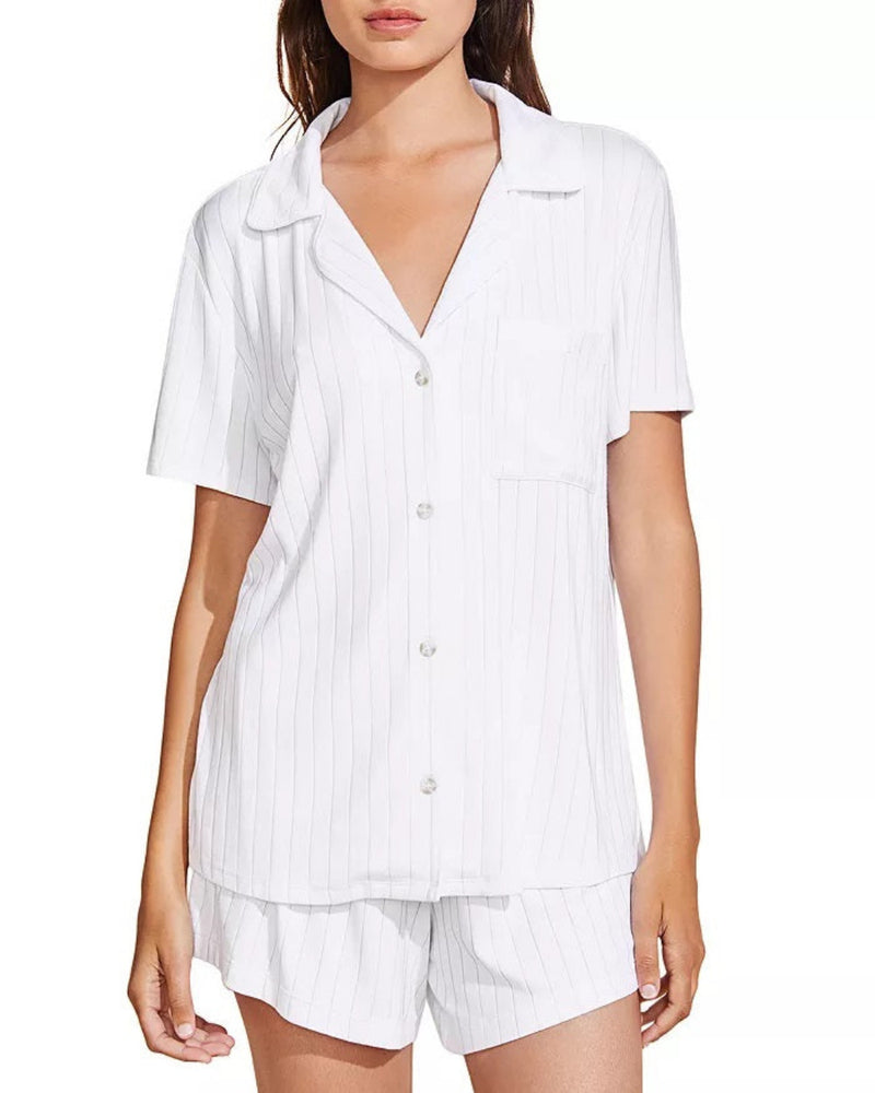 Eberjey Gisele TENCEL™ Modal Rib Relaxed Short PJ Set