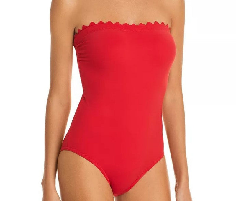 Karla Colletto INES Bandeau Swimsuit with Shelf Bra