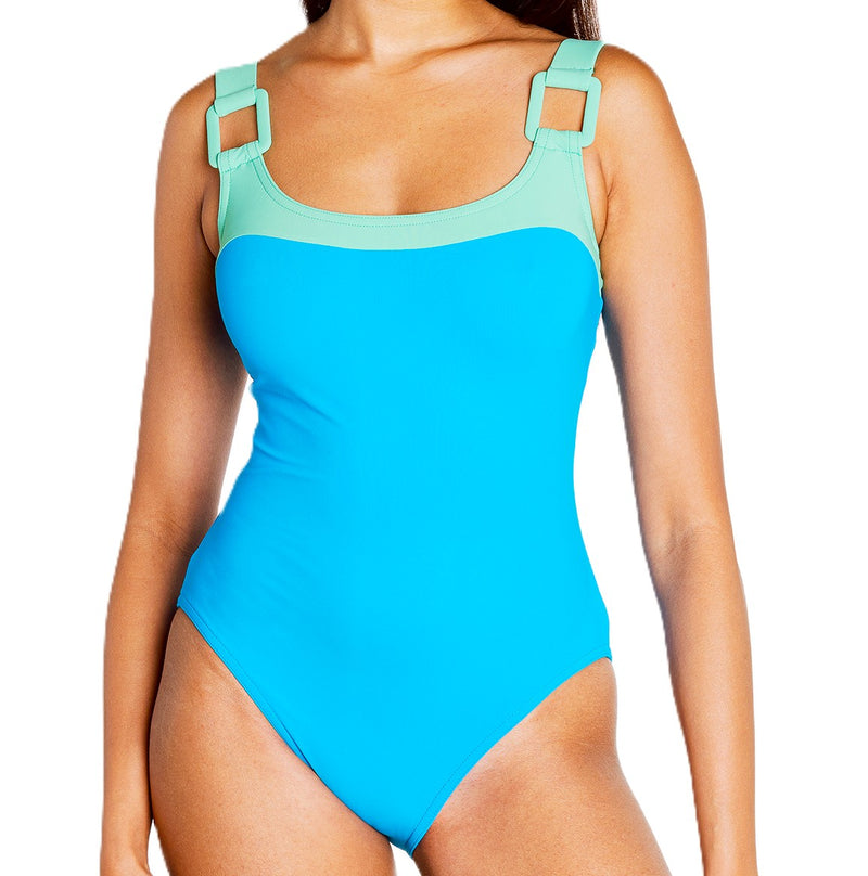 Karla Colletto Mira round neck underwire tank