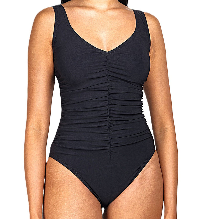 Karla Colletto Basic V-Neck Swimsuit