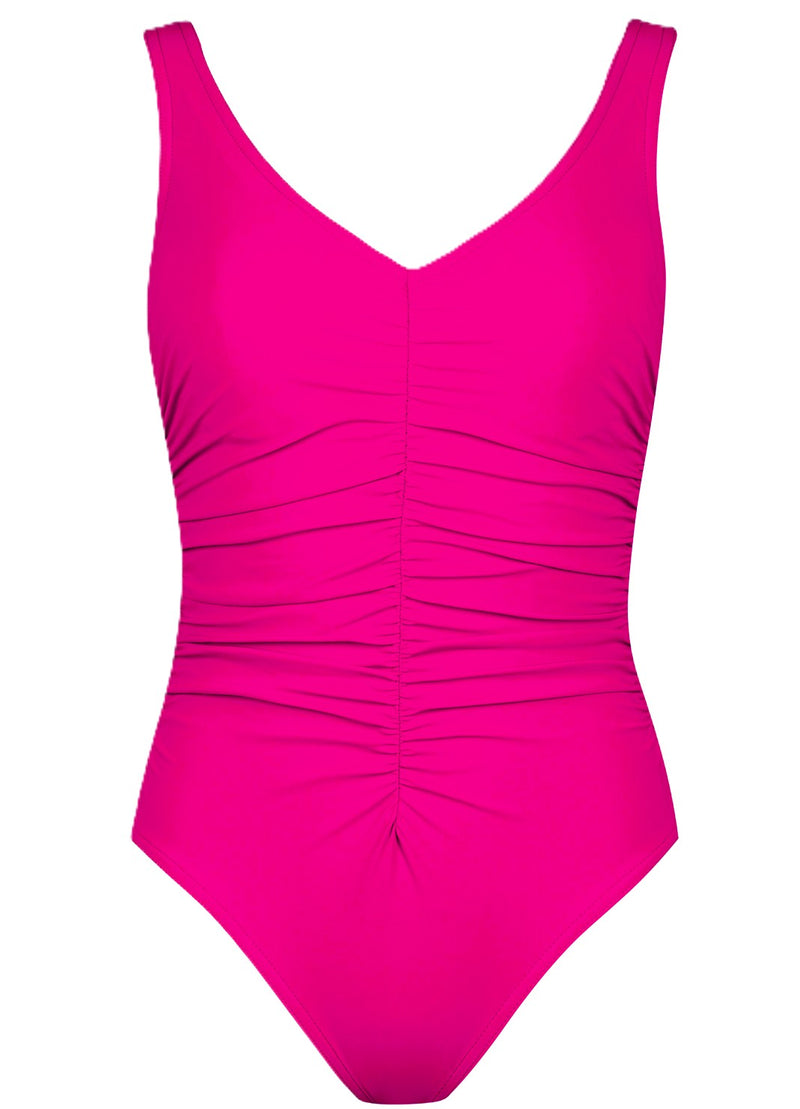 Karla Colletto Basic V-Neck Swimsuit