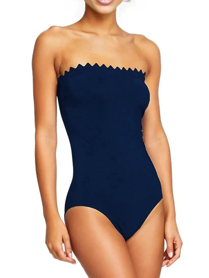 Karla Colletto INES Bandeau Swimsuit with Shelf Bra