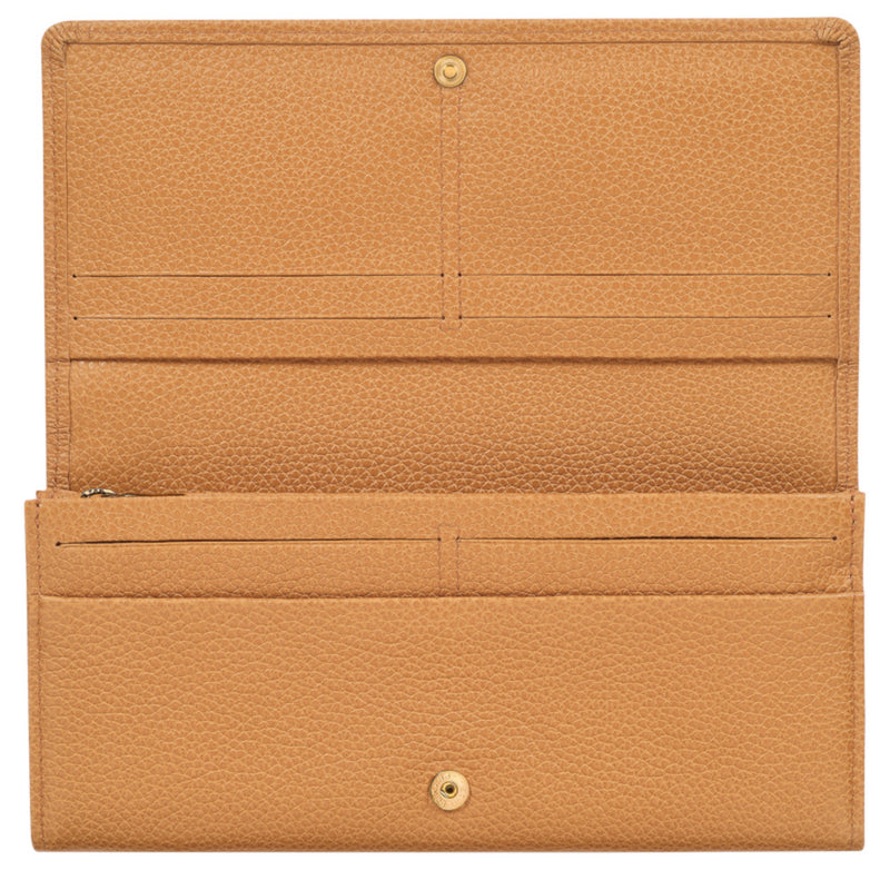 Longchamp Le Foulonne 12 Credit Card Continental Wallet