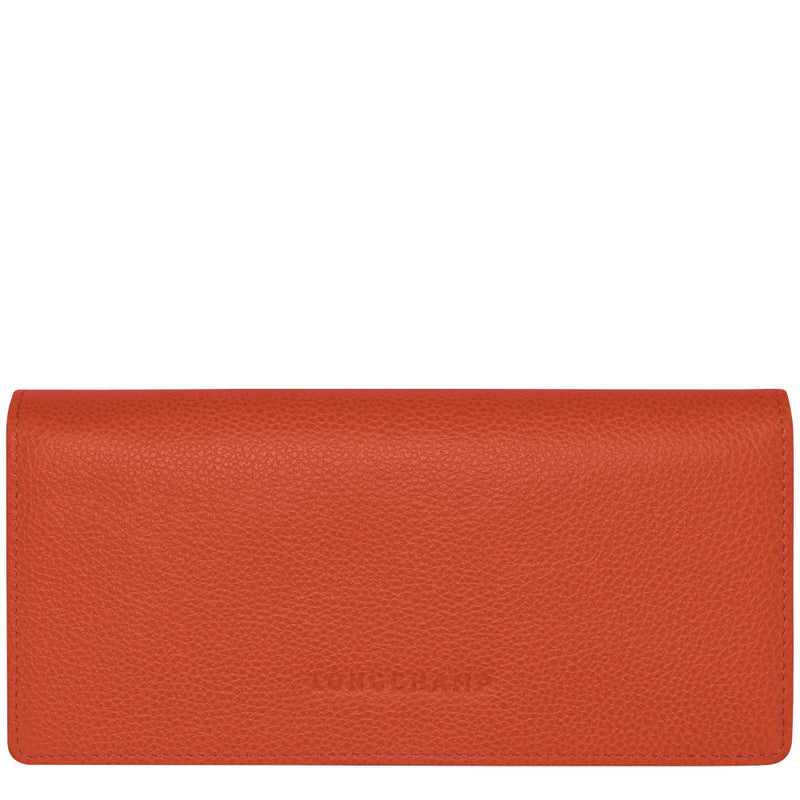 Longchamp Le Foulonne 12 Credit Card Continental Wallet