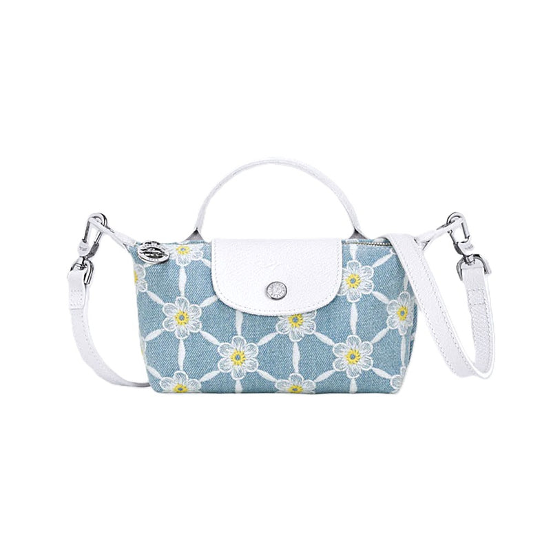 Longchamp Le Pliage Daisy Cosmetic Case with Detachable Strap