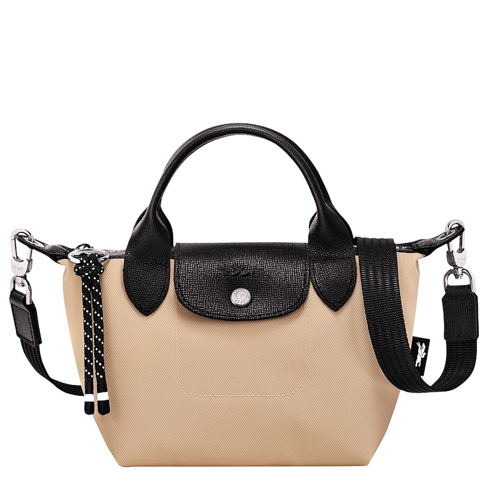 希少 longchamp オールレザー リーフパッチ ショルダーバック Le Pliage Energy XS Handbag Khaki - Recycled canvas | Longchamp US