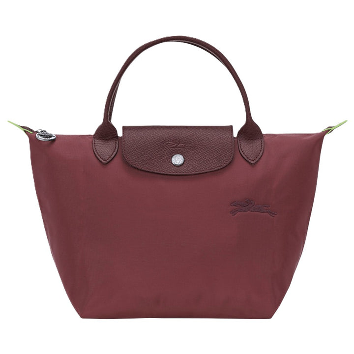 トートバッグ Longchamp Pomegranate-coloured Le Pliage Green M bag Le Pliage Green M Tote bag Pomegranate - Recycled canvas