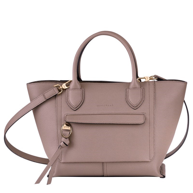 Longchamp Mailbox M Handbag in Taupe