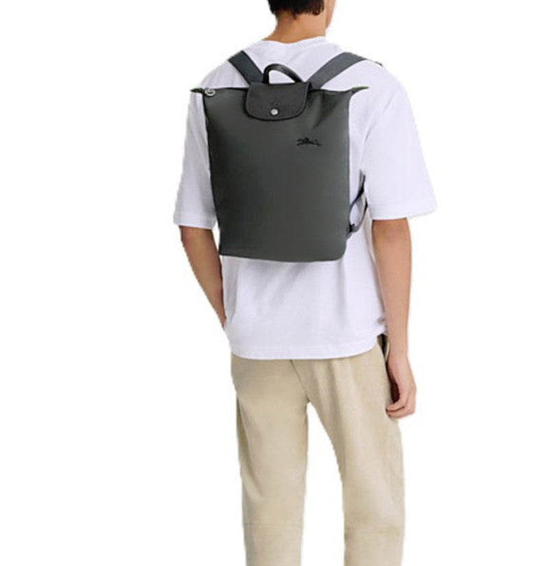Longchamp Le Pliage Green Folding M Backpack