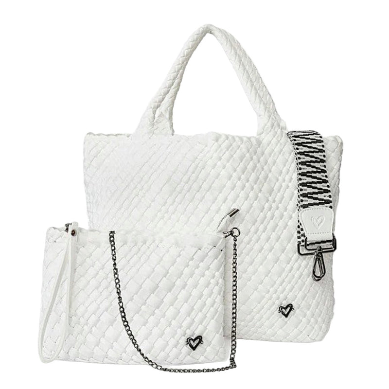 preneLOVE® London Woven Large Tote